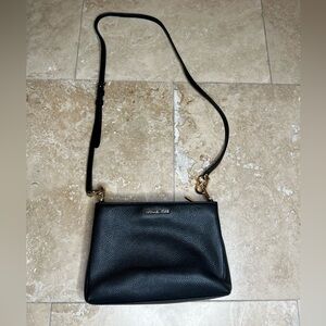 Michael kors Trisha pebbled leather crossbody bag